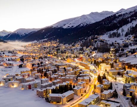 Resort Davos in Switzerland